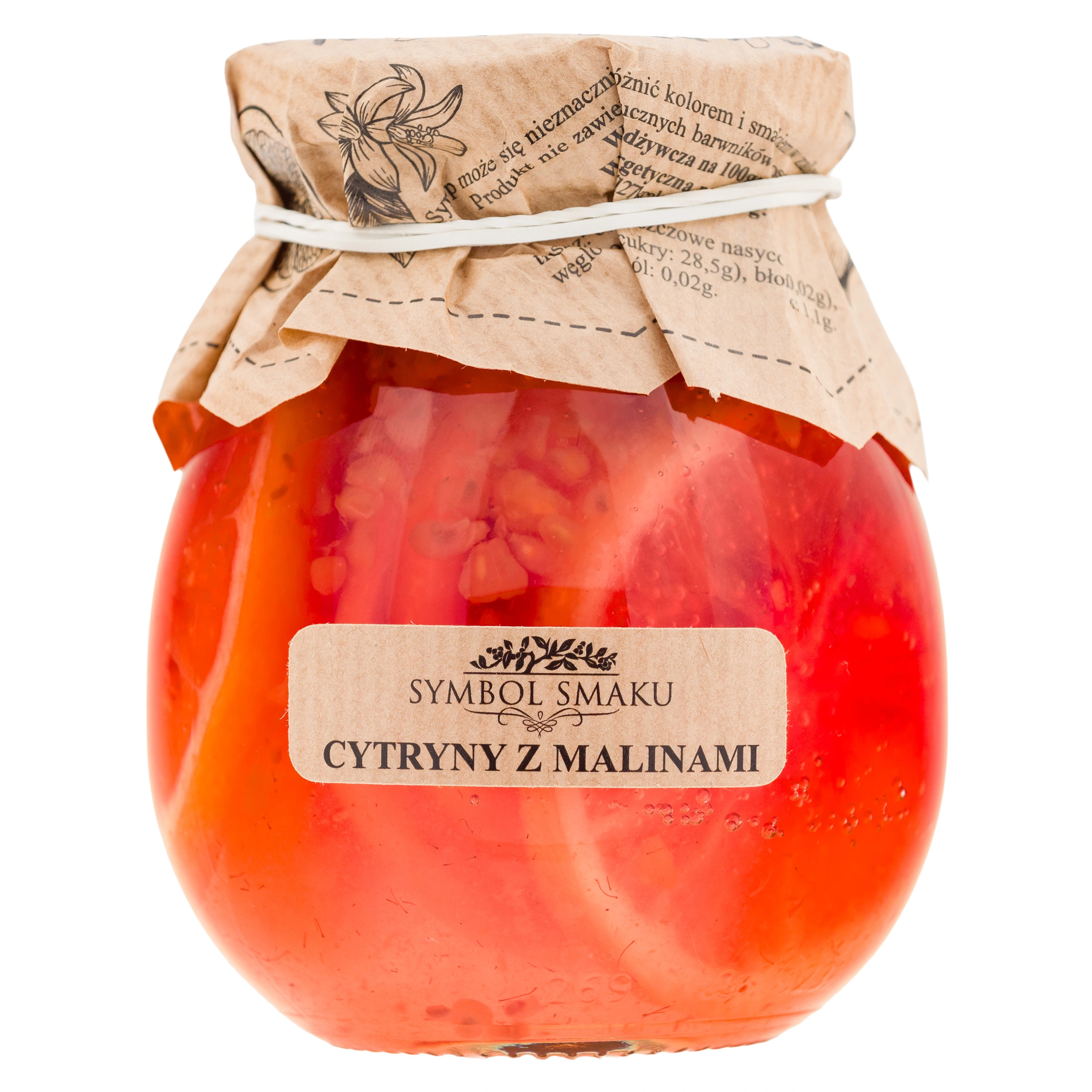 Cytryny w syropie z malinami 260g