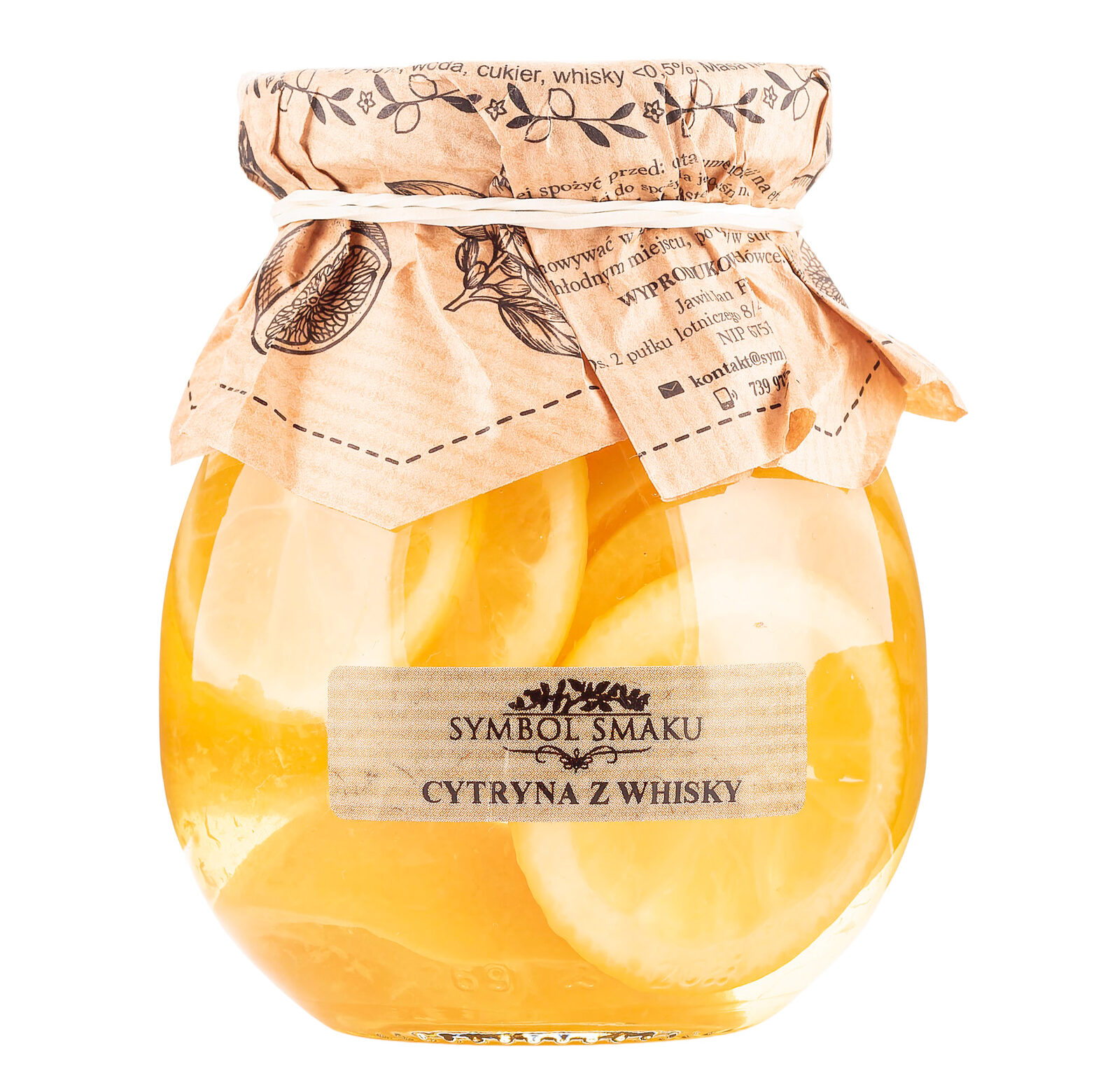 Cytryny w syropie z whisky