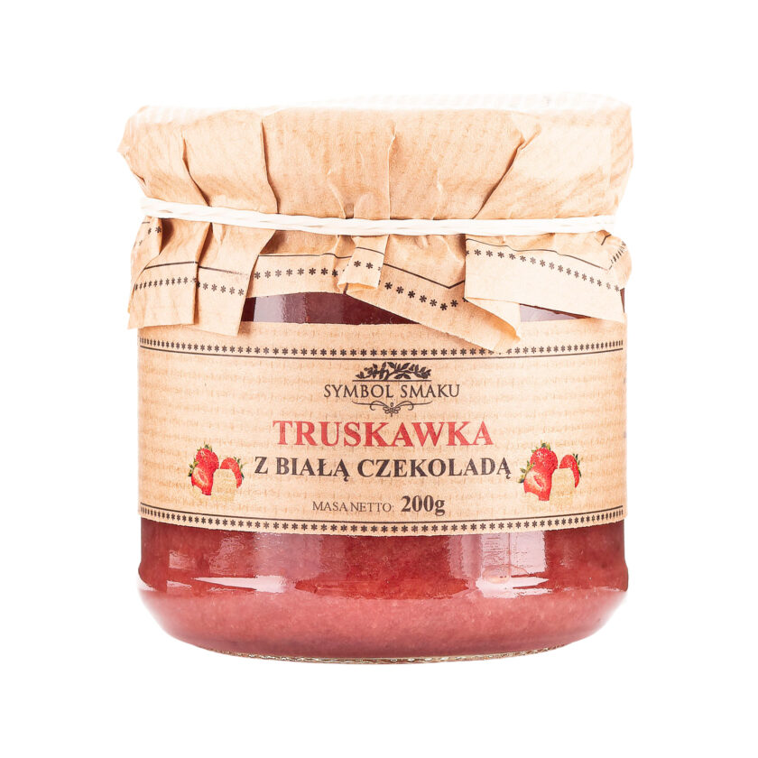 Truskawka z białą czekoladą 200g